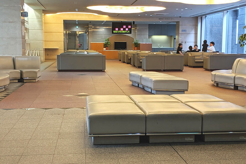 大阪市立北斎場ロビー