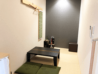 小さなお葬式 草津やばせ中央ホールご住職様控え室