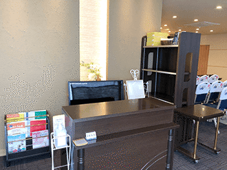 小さなお葬式 草津やばせ中央ホール受付