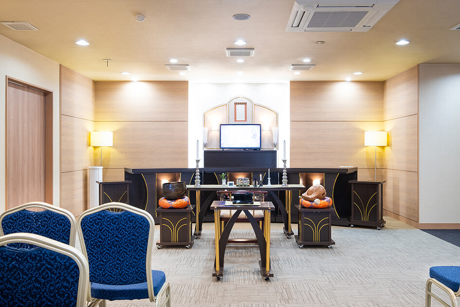 小さなお葬式 草津矢倉ホール祭壇