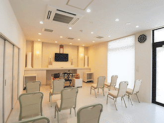 小さなお葬式 守口市京阪本通ホール式場内