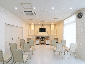 小さなお葬式 守口市京阪本通ホール式場内