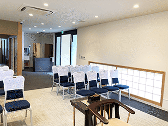 小さなお葬式 守山ホール式場内