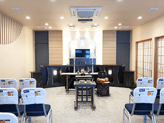 向日上植野ホール式場内