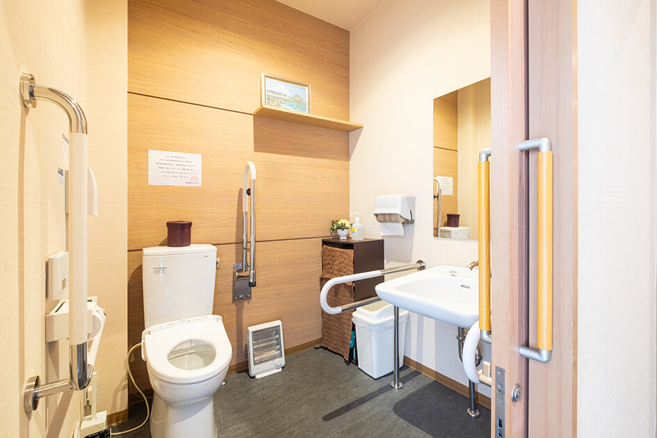 小さなお葬式 大津御殿浜ホールバリアフリーのお手洗い