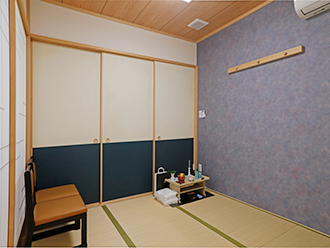 小さなお葬式 栗東ホールご親族様控え室