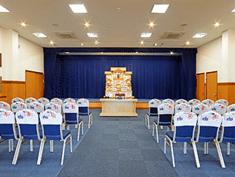 小さなお葬式 さかもとホール式場内