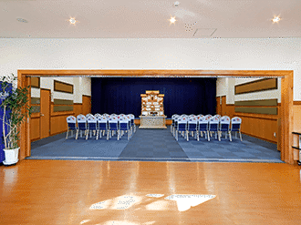 小さなお葬式 さかもとホール式場内