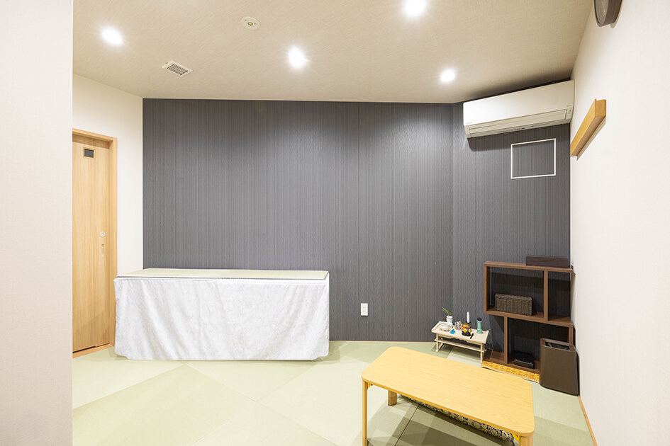 小さなお葬式 沢良宜ホール宗教者控室