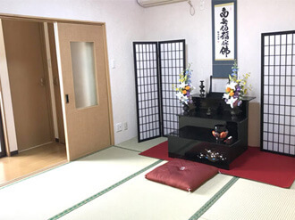 専行寺東大阪支坊式場内