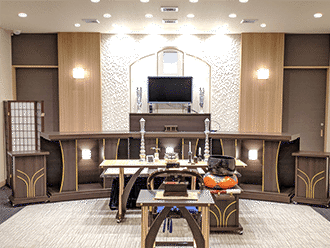 小さなお葬式 高槻中央ホール祭壇