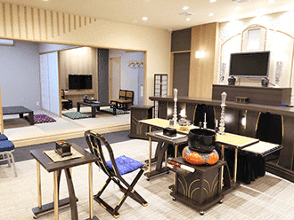 小さなお葬式 高槻中央ホール式場内